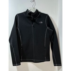 The North Face women’s black full zip jacket with pockets size M. #C-0783